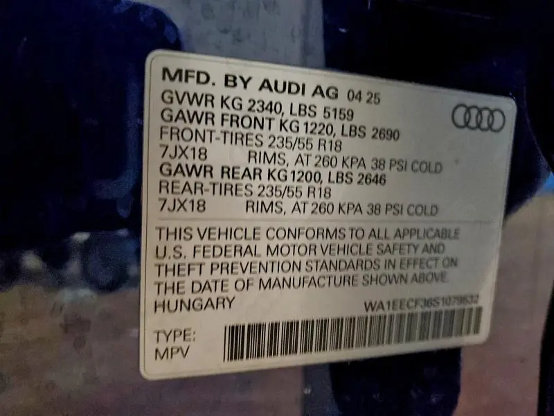 2025 AUDI Q3 PREMIUM PLUS S LINE 45  