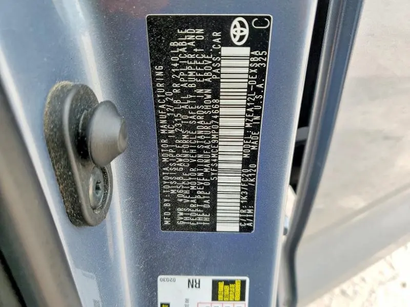 2021 TOYOTA COROLLA SE  