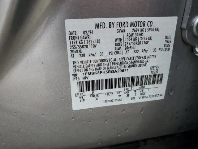 2024 FORD EXPLORER LIMITED  
