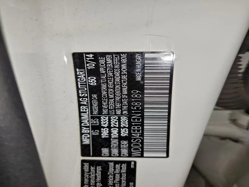 2014 MERCEDES-BENZ CLA 250  