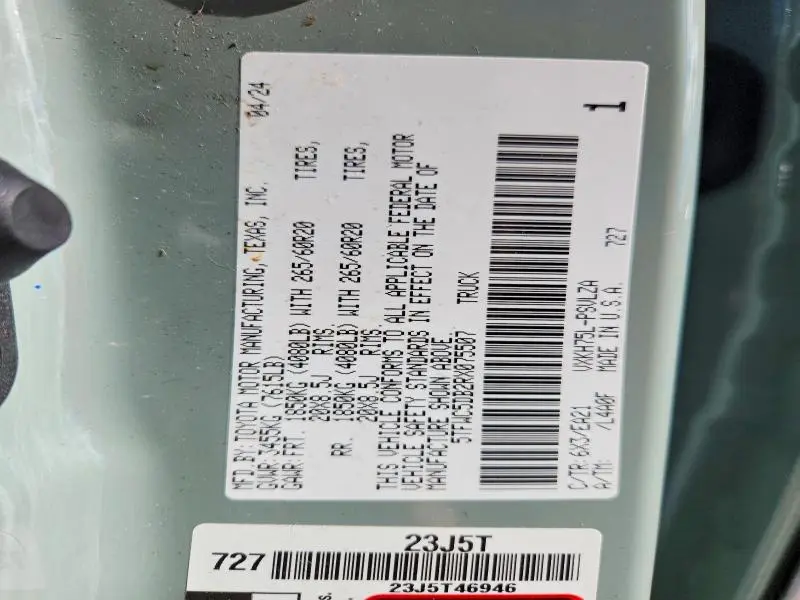 2024 TOYOTA TUNDRA LIMITED HV  