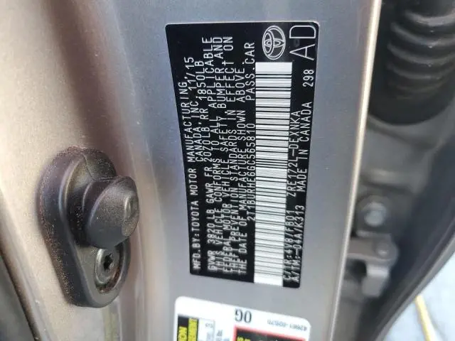 2016 TOYOTA COROLLA L  