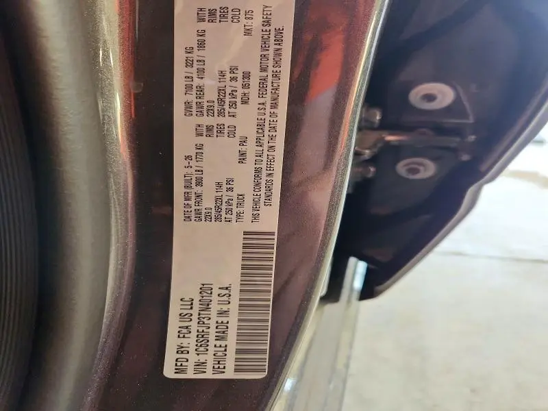 2026 RAM 1500 LARAMIE  