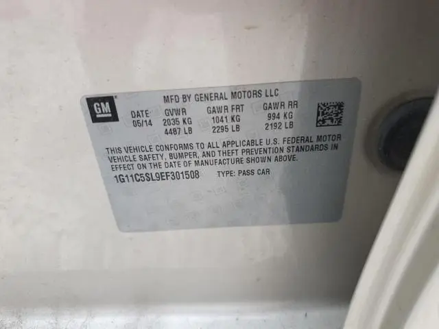 2014 CHEVROLET MALIBU 1LT  