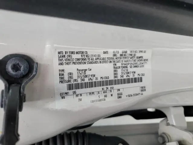 2014 FORD FOCUS TITANIUM  