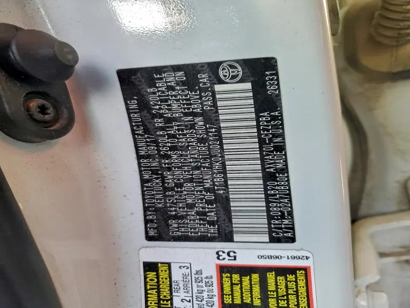 2018 TOYOTA CAMRY XSE  