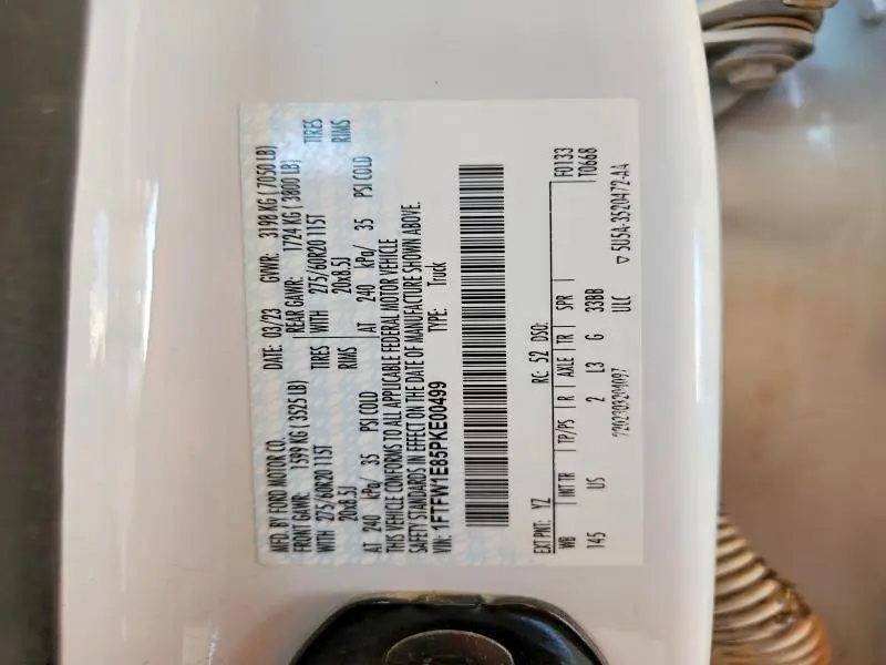 2023 FORD F150 SUPERCREW  