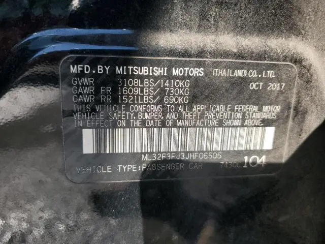 2018 MITSUBISHI MIRAGE G4 ES  