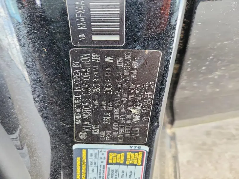 2015 KIA FORTE LX  