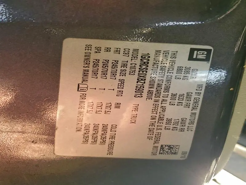 2011 CHEVROLET SILVERADO C1500 LT  