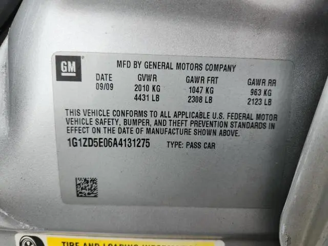 2010 CHEVROLET MALIBU 2LT  