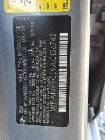 2010 BMW 535 XI  