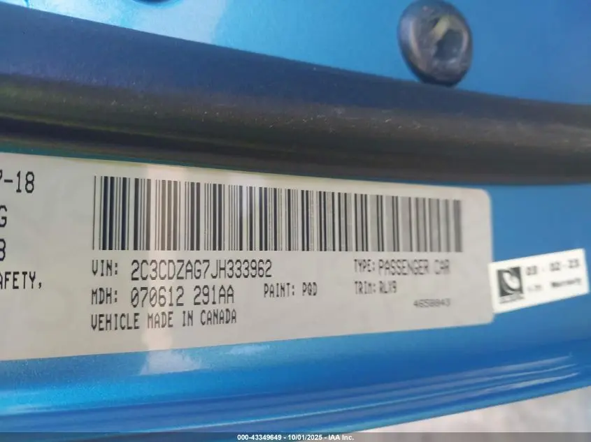 2018 DODGE CHALLENGER SXT PLUS