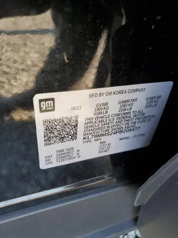 2023 CHEVROLET TRAILBLAZER LS  