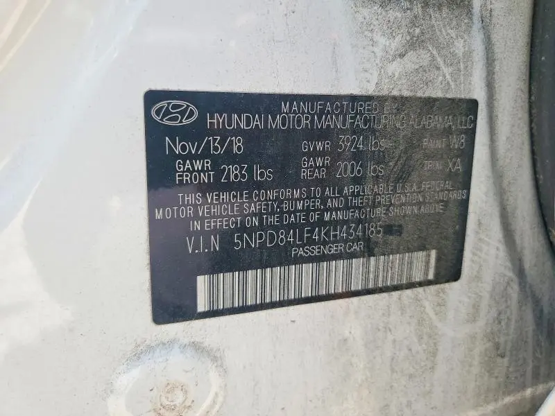 2019 HYUNDAI ELANTRA VALUE EDITION  