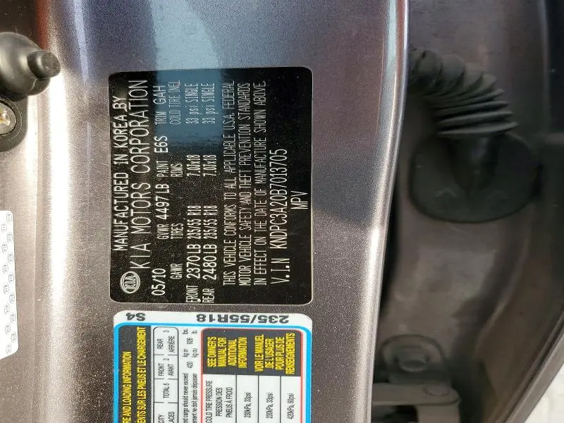 2011 KIA SPORTAGE EX  