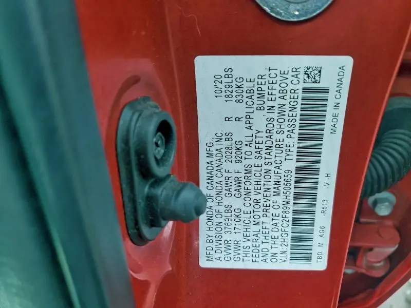 2021 HONDA CIVIC SPORT  