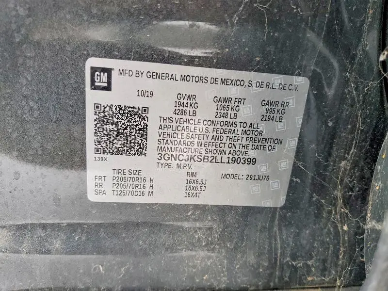 2020 CHEVROLET TRAX LS  