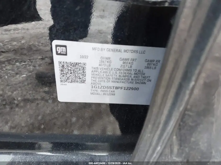 2023 CHEVROLET MALIBU FWD 1LT