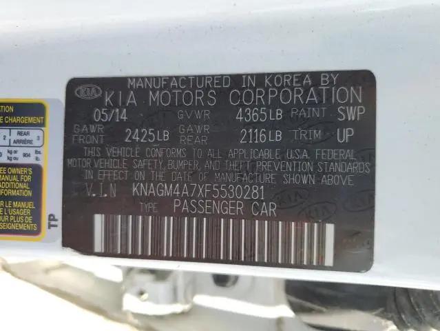 2015 KIA OPTIMA LX
