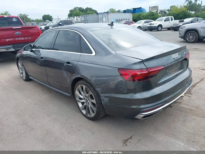 2022 AUDI A4 PREMIUM PLUS 45 TFSI S LINE QUATTRO S TRONIC