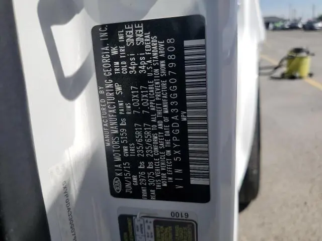 2016 KIA SORENTO LX  