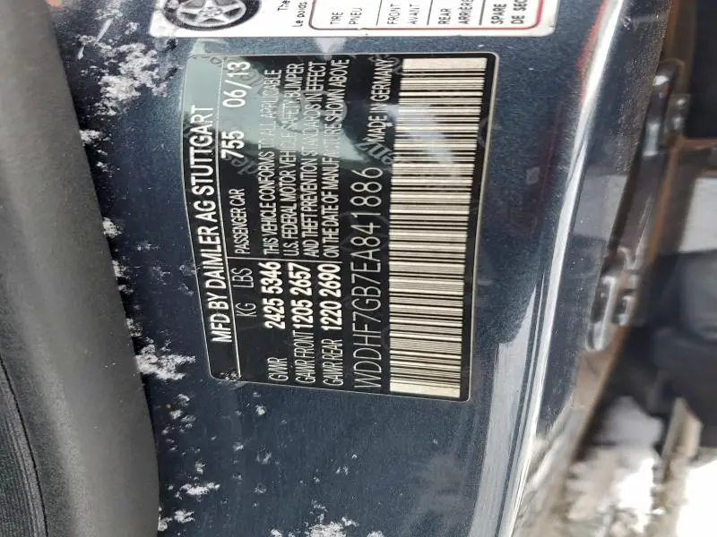 2014 MERCEDES-BENZ E 63 AMG-S  