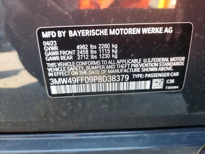 2023 BMW M340XI   