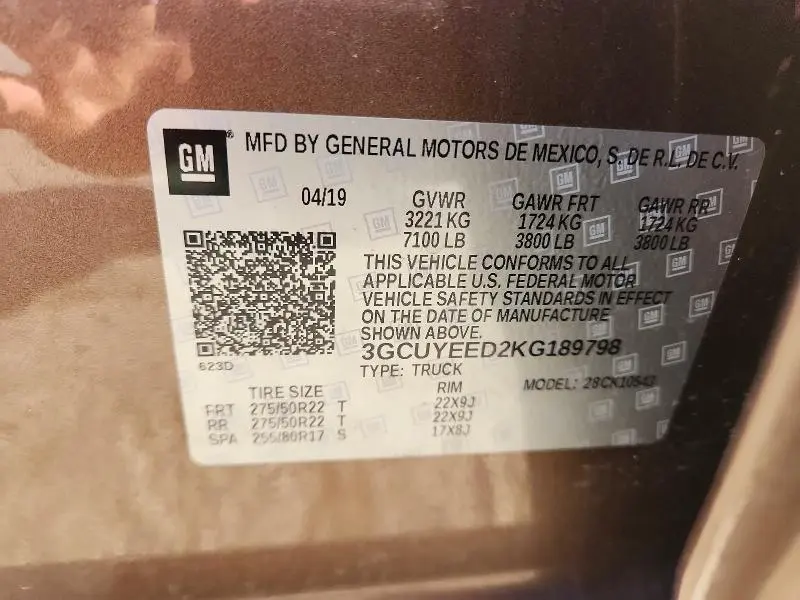 2019 CHEVROLET SILVERADO K1500 RST  