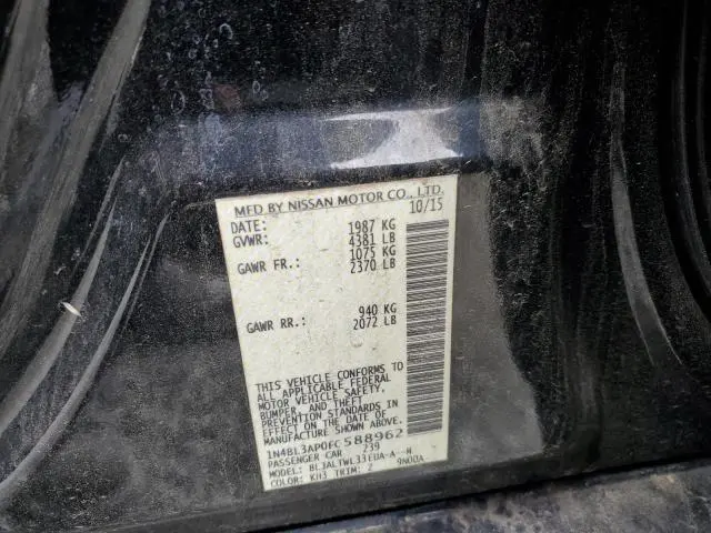 2015 NISSAN ALTIMA 3.5S  