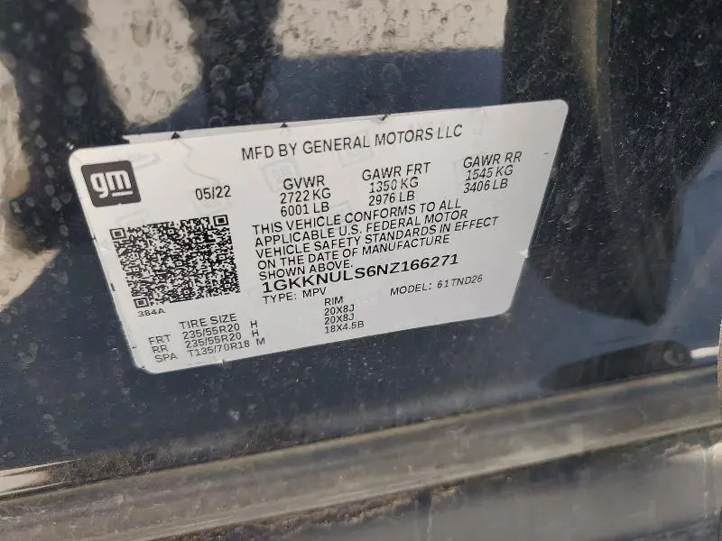 2022 GMC ACADIA SLT  