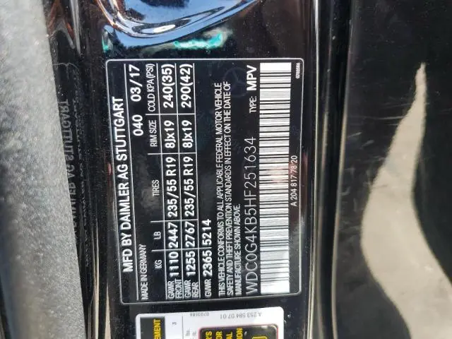2017 MERCEDES-BENZ GLC 300 4MATIC  