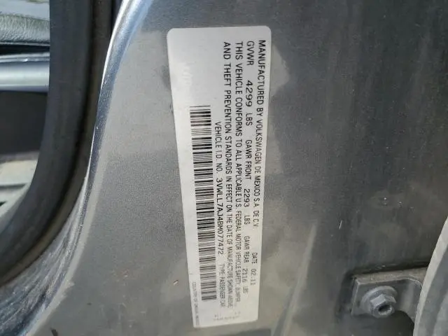 2011 VOLKSWAGEN JETTA TDI  