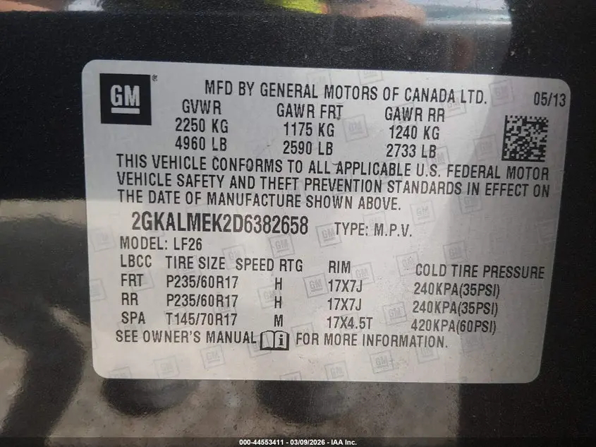 2013 GMC TERRAIN SLE-1