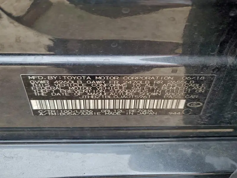 2018 LEXUS GS 350 BASE  