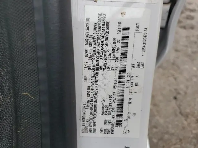 2013 FORD FIESTA SE  