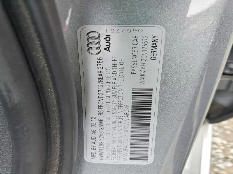 2012 AUDI A6 PREMIUM PLUS  