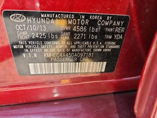 2013 HYUNDAI SONATA HYBRID  