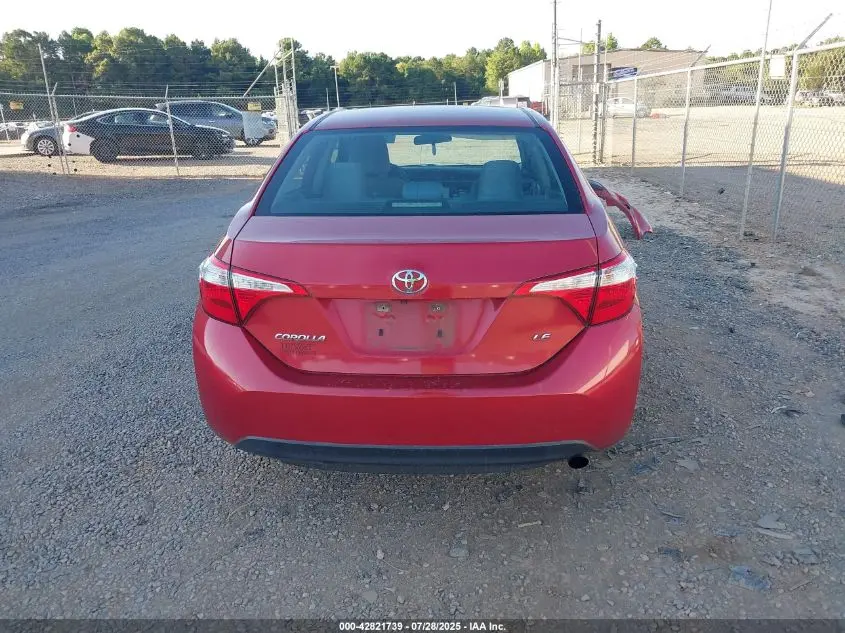 2016 TOYOTA COROLLA LE PLUS