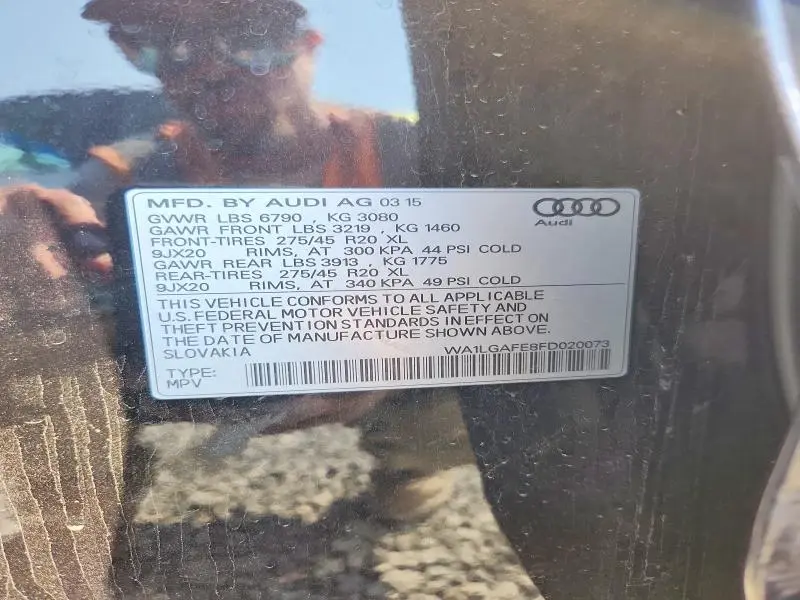 2015 AUDI Q7 PREMIUM PLUS  