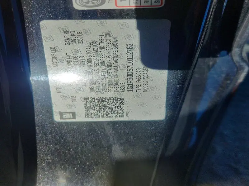 2020 CHEVROLET CAMARO LS  