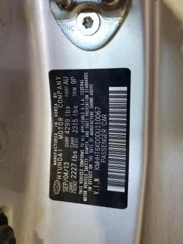 2013 HYUNDAI GENESIS COUPE 2.0T  