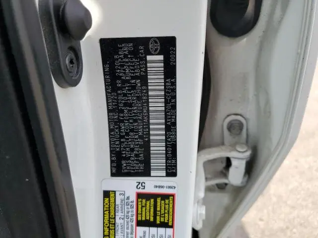 2021 TOYOTA CAMRY SE  