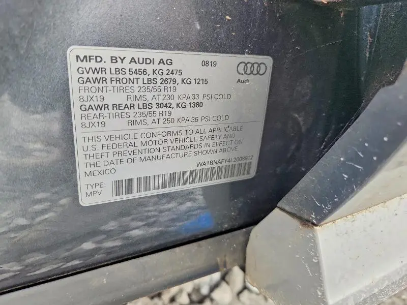 2020 AUDI Q5 PREMIUM PLUS  