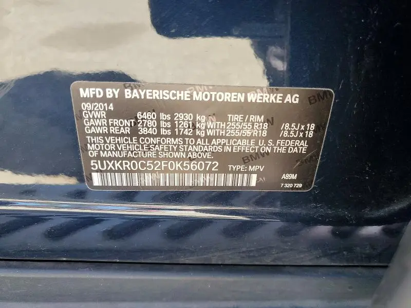 2015 BMW X5 XDRIVE35I  