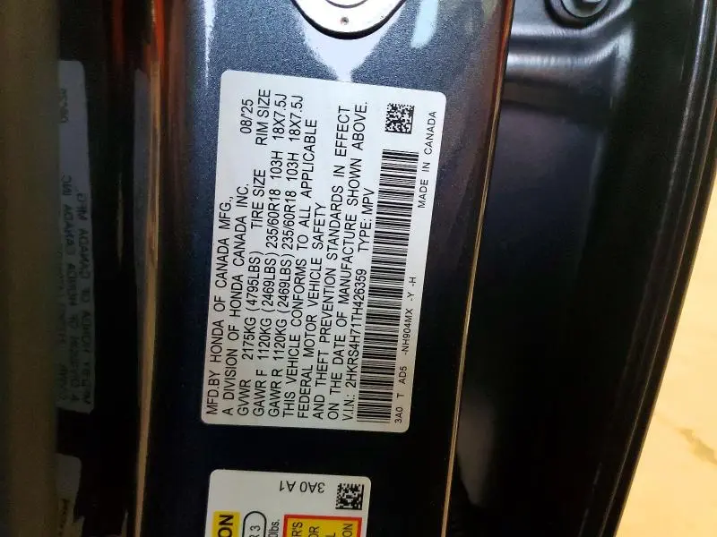 2026 HONDA CR-V EXL  
