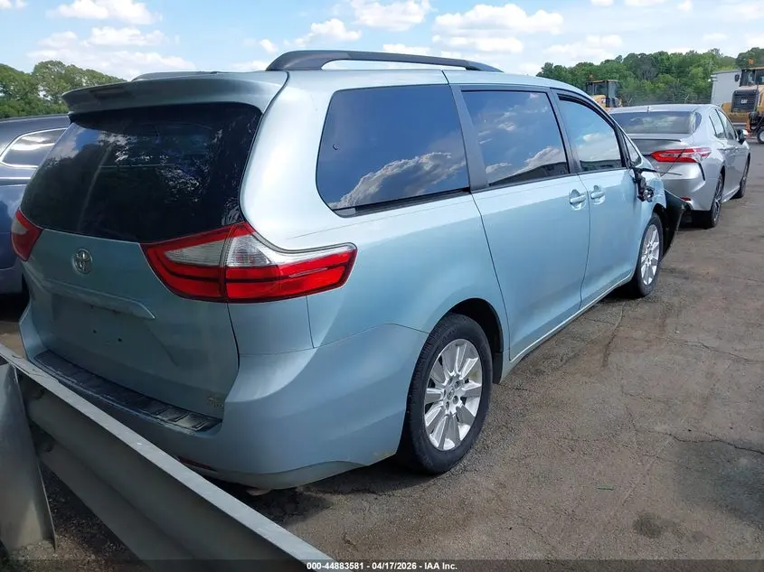 2016 TOYOTA SIENNA LE 7 PASSENGER