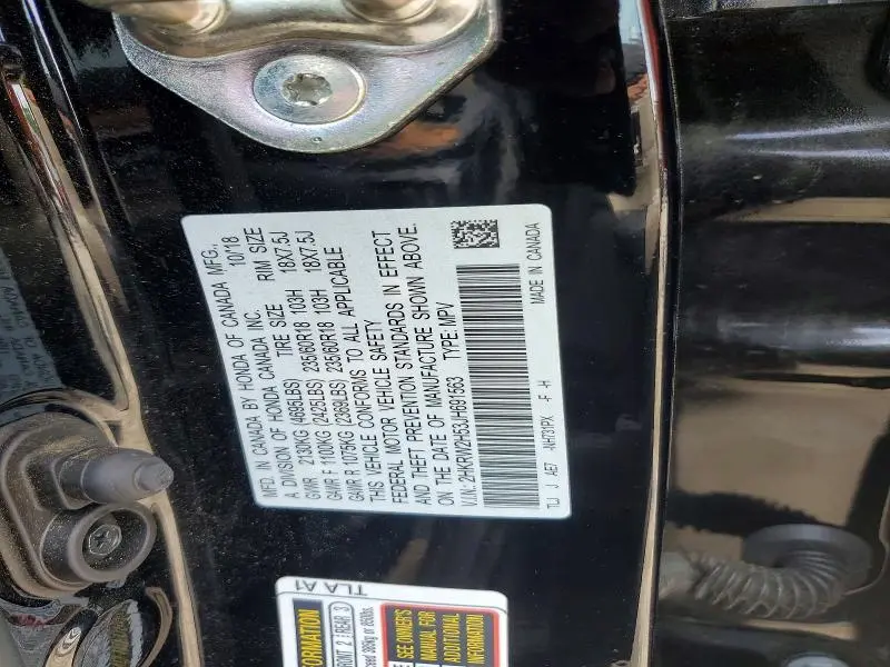 2018 HONDA CR-V EX  