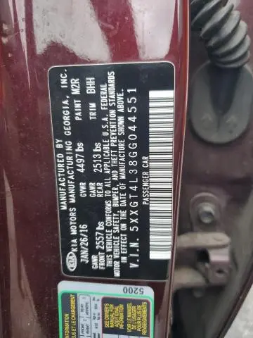 2016 KIA OPTIMA LX  