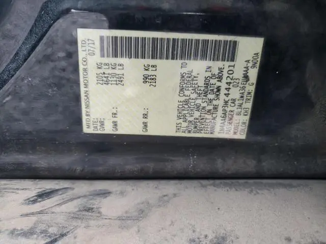 2017 NISSAN MAXIMA 3.5S  